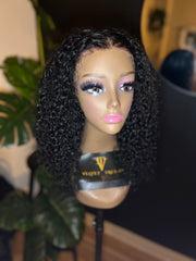 Christina - 20” Custom Jet Black Curly Wig (Pre-order)