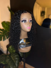 Christina - 20” Custom Jet Black Curly Wig (Pre-order)